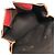 Borsa tote in tela a righe Camoil con logo Hermès Marrone Rosso - vista 10