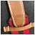 Borsa tote in tela a righe Camoil con logo Hermès Marrone Rosso - vista 9