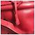 Borsa a Spalla Mainjoir con Frange e Pompon di Hermès Rosso - vista 13