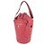 Borsa a Spalla Mainjoir con Frange e Pompon di Hermès Rosso - vista 2