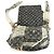 Borsa Posty in Patchwork di Denim Monogram Louis Vuitton Marrone Nero - vista 11
