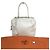 Borsa Omnibus PM di Hermès Bianco - vista 17