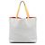 Hermès White Multicolor Swift Double Sens Wende-Tote 36 Weiß Aus weiß