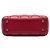 Dior Mini Cannage Lady Dior in agnello rosso Bordò - vista 3