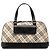 Borsa in tela Nova Check beige di Burberry