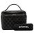 Borsa Vanity in Pelle di Agnello Trapuntata Nera CC di Chanel Nero - vista 8