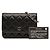Wallet On Chain Portafoglio Mini CC in pelle di agnello nera di Chanel Nero - vista 11