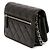 Wallet On Chain Portafoglio Mini CC in pelle di agnello nera di Chanel Nero - vista 2