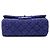 Chanel Blue Mini Rectangular Classic Tweed Single Flap - view 3