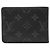 Cartera Slender Monogram Eclipse Negra Louis Vuitton Negro