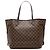 Louis Vuitton Borsa Neverfull MM Damier Ebene Marrone