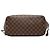 Louis Vuitton Borsa Neverfull MM Damier Ebene Marrone - vista 3