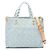 Borsa Louis Vuitton Monogram Denim Blu Let Go PM Blu chiaro