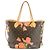 Borsa Louis Vuitton Monogram Rose Neverfull MM Marrone - vista 2