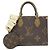 Borsa OnTheGo PM Monogram Gigante Louis Vuitton Marrone