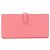 Hermès Cartera Larga Soufflé Bearn Hermes Rosa - vista 2
