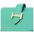 Cartera Bearn Combination de Hermès en cuero Epsom verde - vista 3