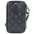 Pochette Doppia per Telefono Monogram Eclipse Inverso Louis Vuitton Nero Grigio - vista 2