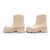 Chloé NUEVAS BOTAS DE LLUVIA CHLOE CHC23A904FP26G 37 BEIGE ROSA + CAJA - vista 2