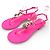 SCARPE CHANEL INFRADITO LOGO CC 37 SANDALI CC CUORE IN PELLE ROSA FLUO