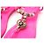 SCARPE CHANEL INFRADITO LOGO CC 37 SANDALI CC CUORE IN PELLE ROSA FLUO - vista 9