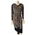 Vestido de seda Diane von Furstenberg Castaño Negro Blanco