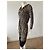 Vestido de seda Diane von Furstenberg Castaño Negro Blanco - vista 2