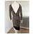 Vestido de seda Diane von Furstenberg Castaño Negro Blanco - vista 4