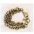 Magnifico bracciale DOLCE & GABBANA catena doppia dorato D'oro - vista 2