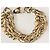 Magnifico bracciale DOLCE & GABBANA catena doppia dorato D'oro - vista 5