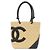 Borsa a mano Chanel Cambon Line Nero Beige