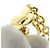 Louis Vuitton Vivienne Eislauf-Taschenanhänger Weiß Golden - Ansicht 7