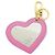 Portachiavi Louis Vuitton Vernis "See Your Love" M01557 Rosa D'oro - vista 2