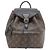 Louis Vuitton Monogram Montsouris PM Rucksack Braun