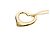 Tiffany & Co Collana Pendente Cuore Aperto Tiffany D'oro - vista 7