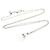 Collana con diamante e targhetta Gucci Argento - vista 15