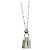 Collana con diamante e targhetta Gucci Argento - vista 2