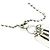 Collana con diamante e targhetta Gucci Argento - vista 9