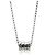 Bulgari Collar Péndulo Bvlgari B.zero1 en Oro Blanco de 18K Plata