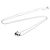 Bulgari Collar Péndulo Bvlgari B.zero1 en Oro Blanco de 18K Plata - vista 12