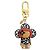 Portachiavi Vivienne Infinity Dot di Louis Vuitton Nero Bianco