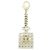 Portachiavi Chanel ABC598 Oro D'oro
