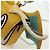 Borsa a secchiello Nano Drago in pelle FENDI x FRGMT x POKMON Gialla Auth 166960SM Argento Giallo - vista 21