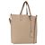 Saint Laurent Tote Bag aus Leder 2 in 1 beige gold Auth BA10070 Golden