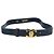 Cintura in denim CHANEL COCO Mark 29,9"" Blu CC Auth LNZ132M