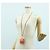 Custodia per AirPods CHANEL in rafia rossa e oro CC Auth 165839SAM Rosso D'oro - vista 23
