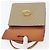 Céline Borsa a mano in tela Macadam CELINE PVC beige oro Auth mr2012 D'oro - vista 19