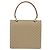 Céline Borsa a mano in tela Macadam CELINE PVC beige oro Auth mr2012 D'oro - vista 2