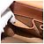 Céline Borsa a mano in tela Macadam CELINE PVC beige oro Auth mr2012 D'oro - vista 25