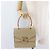 Céline Borsa a mano in tela Macadam CELINE PVC beige oro Auth mr2012 D'oro - vista 28